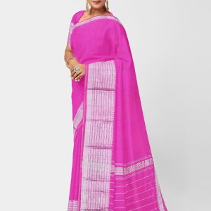 Pink saree online