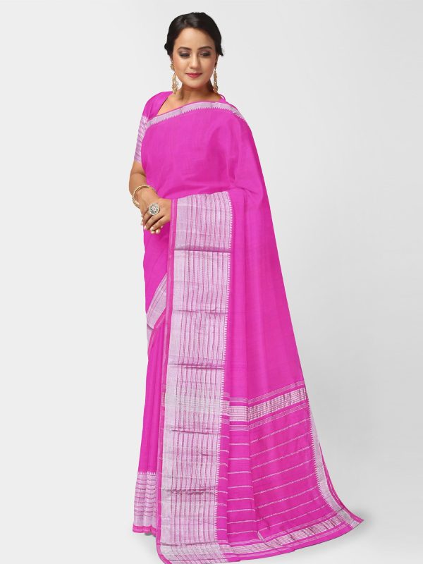 Pink saree online