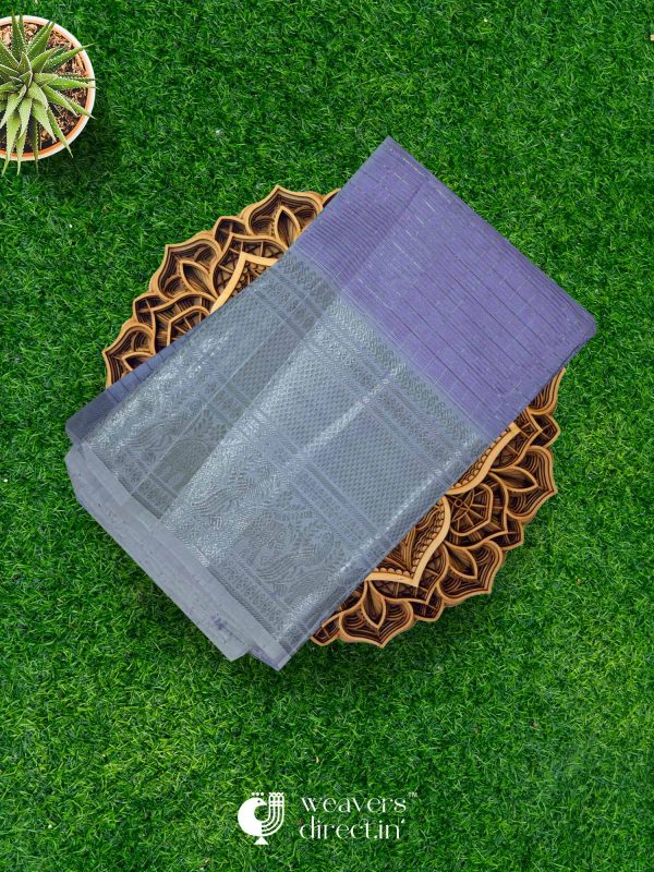 light purple saree