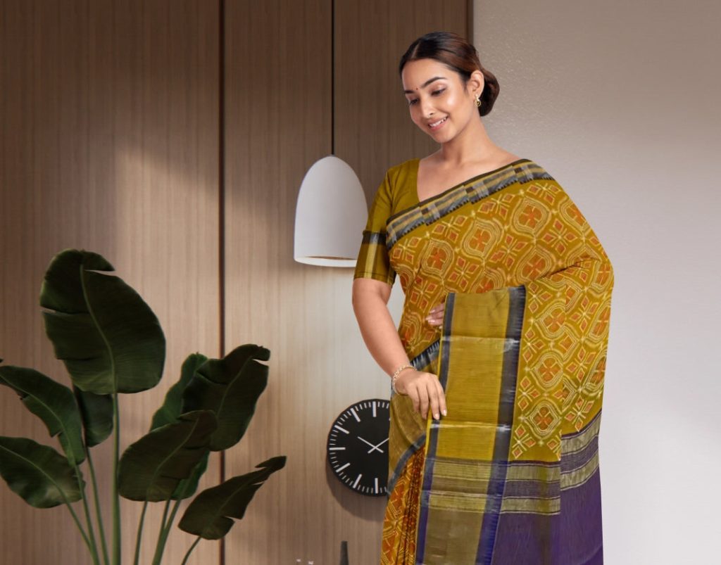 Casual sarees collection online, suitable for daily wear.