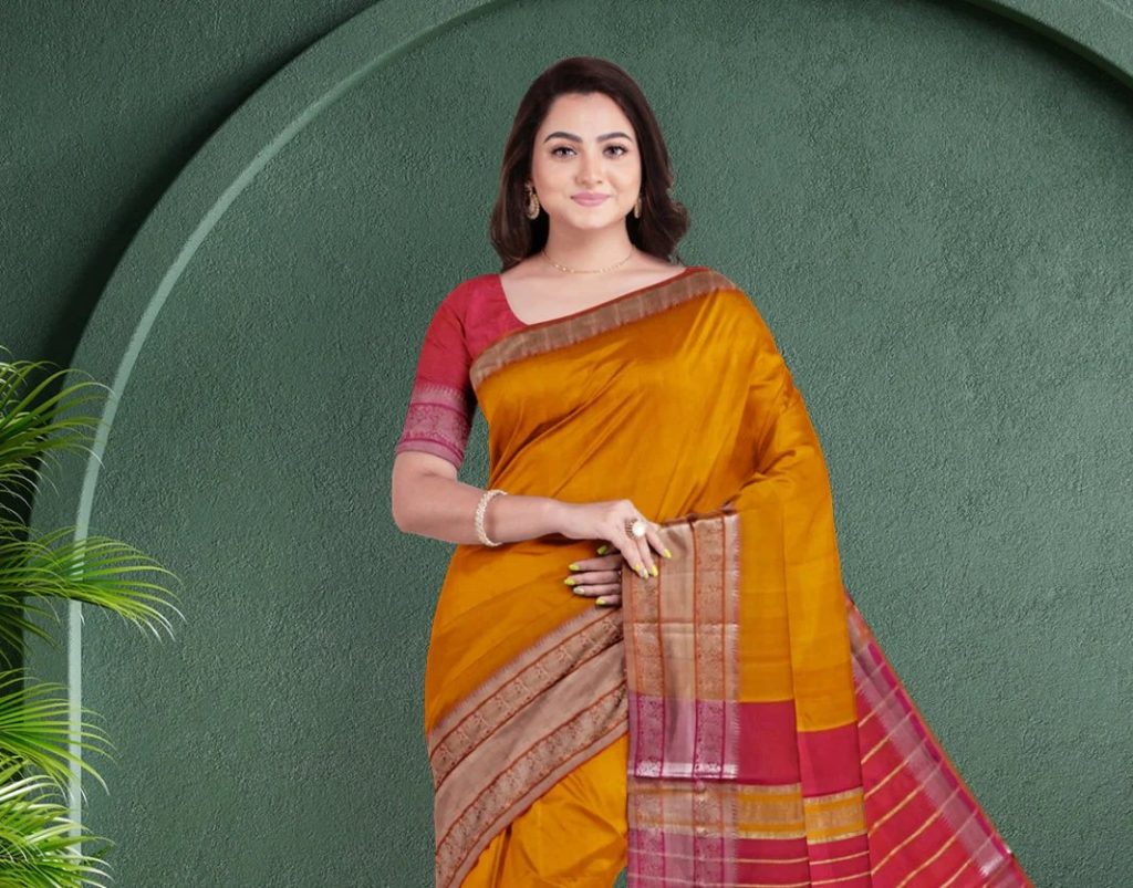 Shine brightly at any event with our party saree collection.