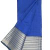 Blue Mangalagiri Handloom Cotton Pattu Saree