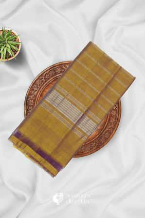 Golden Color Silk Saree 