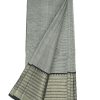 Grey Saree Cotton Silk