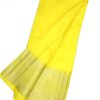 Royal Yellow Pure Silk Saree